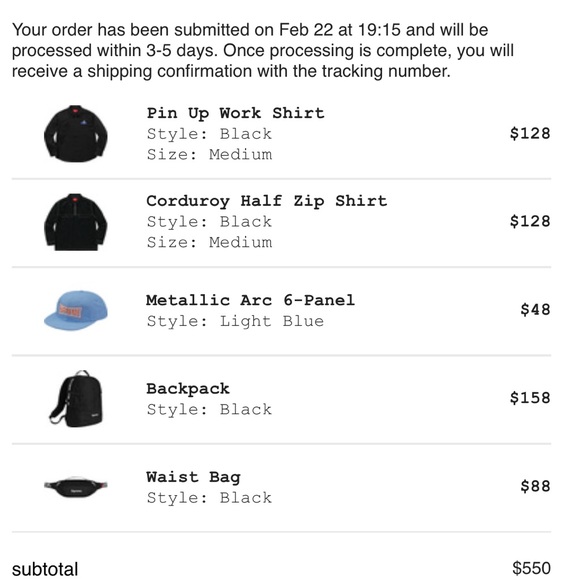 Supreme SS18 Pin Up Work Shirt - Picture 4 of 4